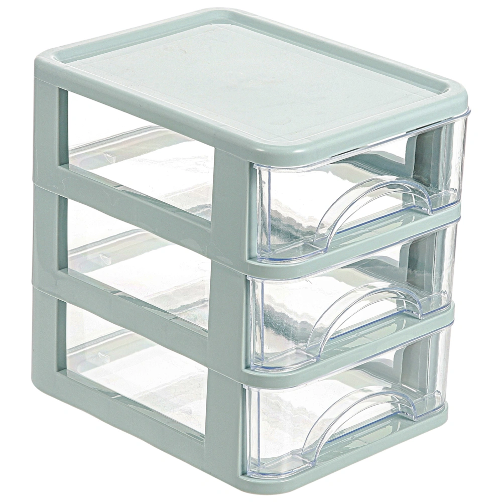 Multi-function Cosmetics Organizer Home Office Desk Organizer Transparent Desk Drawer Box