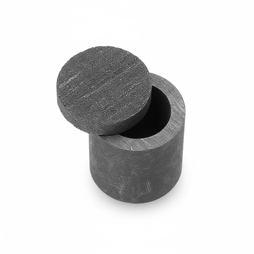 Graphite Melting Crucible Versatile Refining Crucible With Cover Smelting Tool