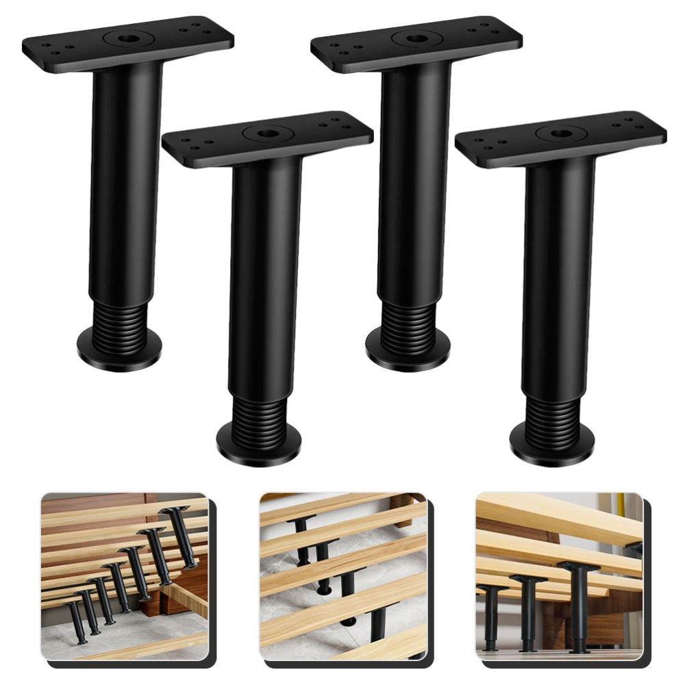 4Pcs Bed Frame Legs Adjustable Height Center Support Leg Bed Center Support Leg