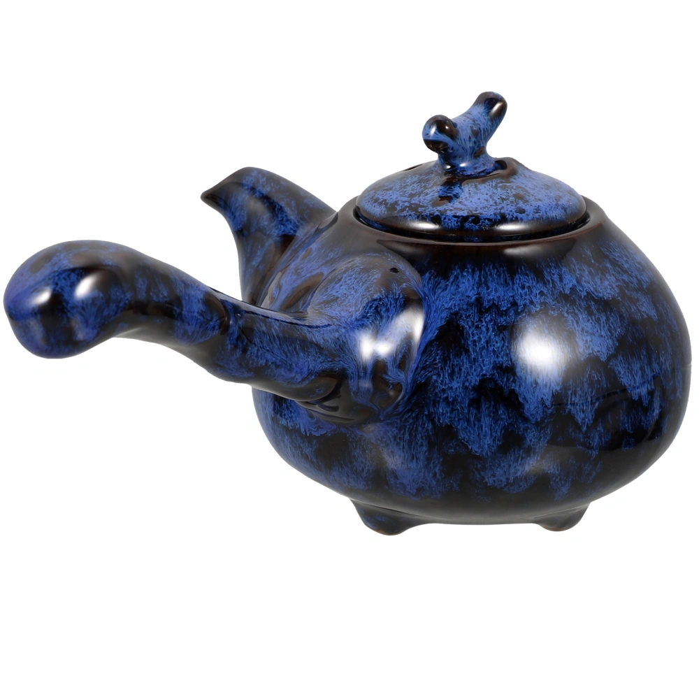 Japanese Traditional Style Ceramic Teapot Household Tea Water Boiling Teapot with Side Handle