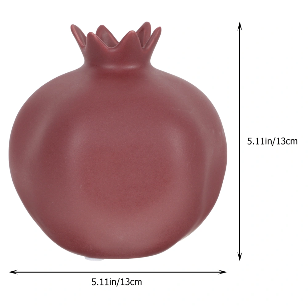 Creative Pomegranate Shape Flowerpot Nordic Style Ceramic Vase Decor Household Desktop Vase Ornament