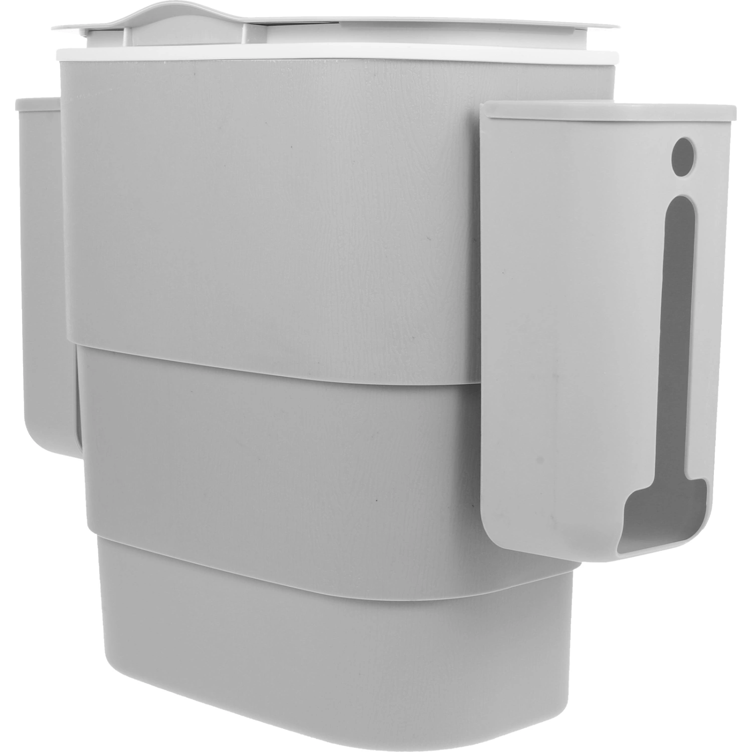 1 Set of Kitchen Trash Bin Wall-mounted Trash Can Small Garbage Bucket Kitchen Waste Bucket With Lid