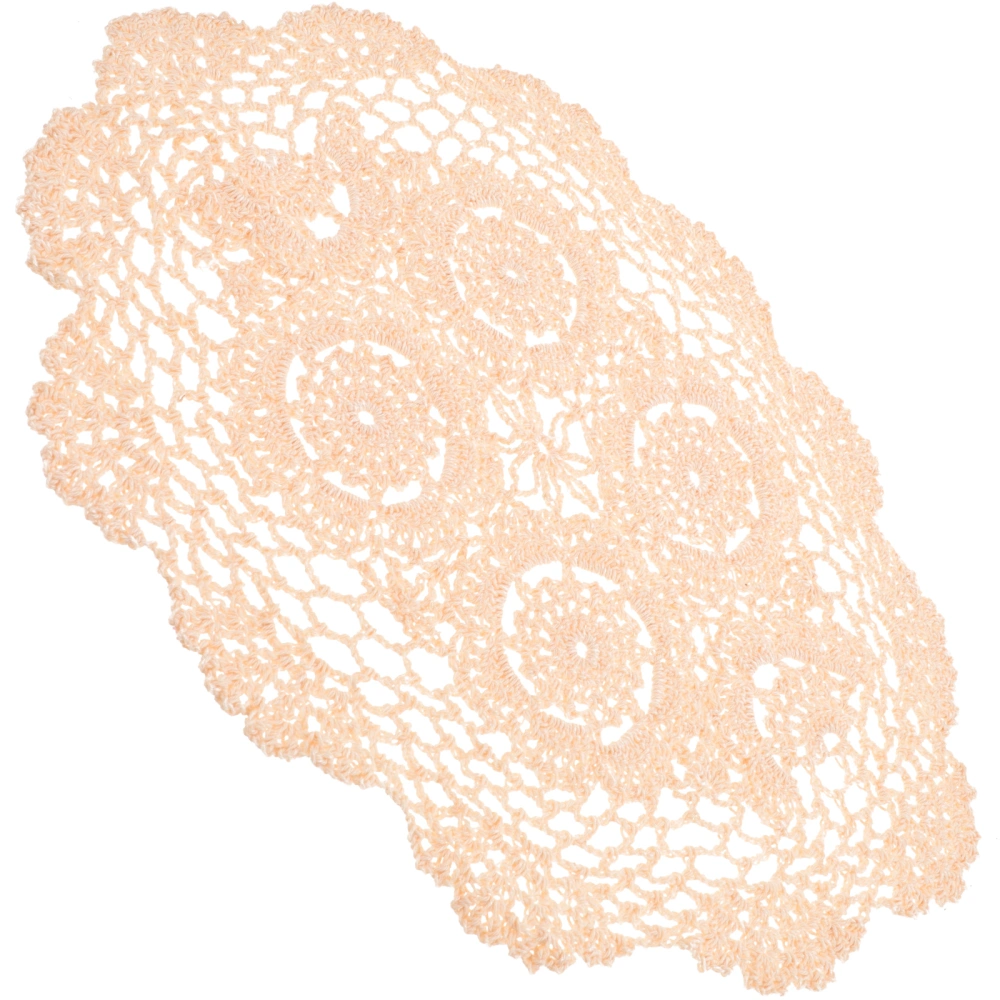 Lace Table Place Mat European Style Cup Mat Decorative Table Mat Retro Style Dinner Mat