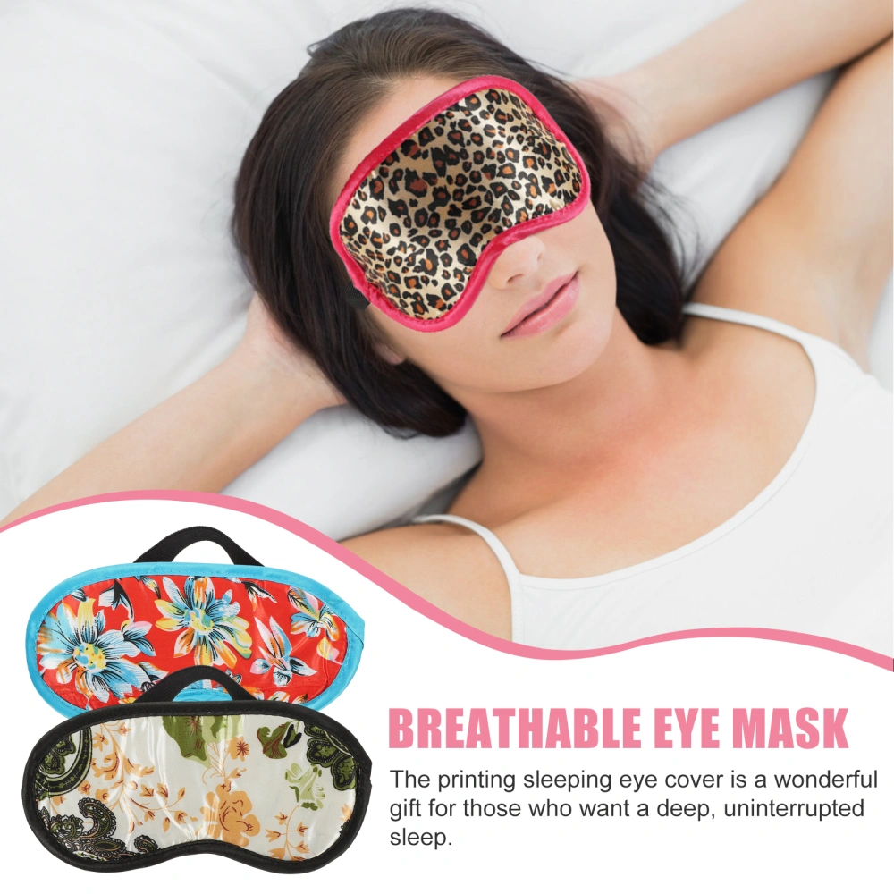 2Pcs Sleeping Eye Mask Traveling Eye Protector Traveling Eye Blindfold Breathable Eye Cover