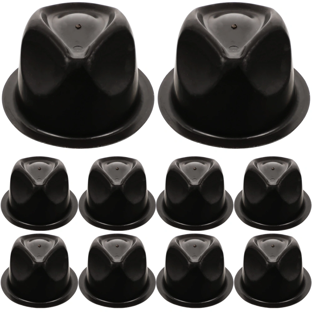 10pcs Cowboy Hat Display Stand Tabletop Hat Holder Rack Portable Cowboy Hat Holder