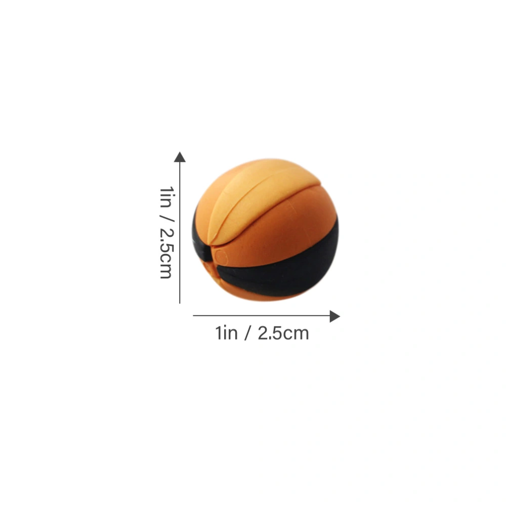 6Pcs Mini House Basketball Figurines Mini House Basketball Ornaments Doll Mini Basketball Decors