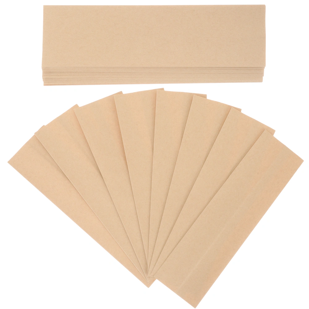 300Pcs Kraft Paper Chopsticks Sleeves Portable Chopsticks Covers Paper Chopstick Bag Pouch