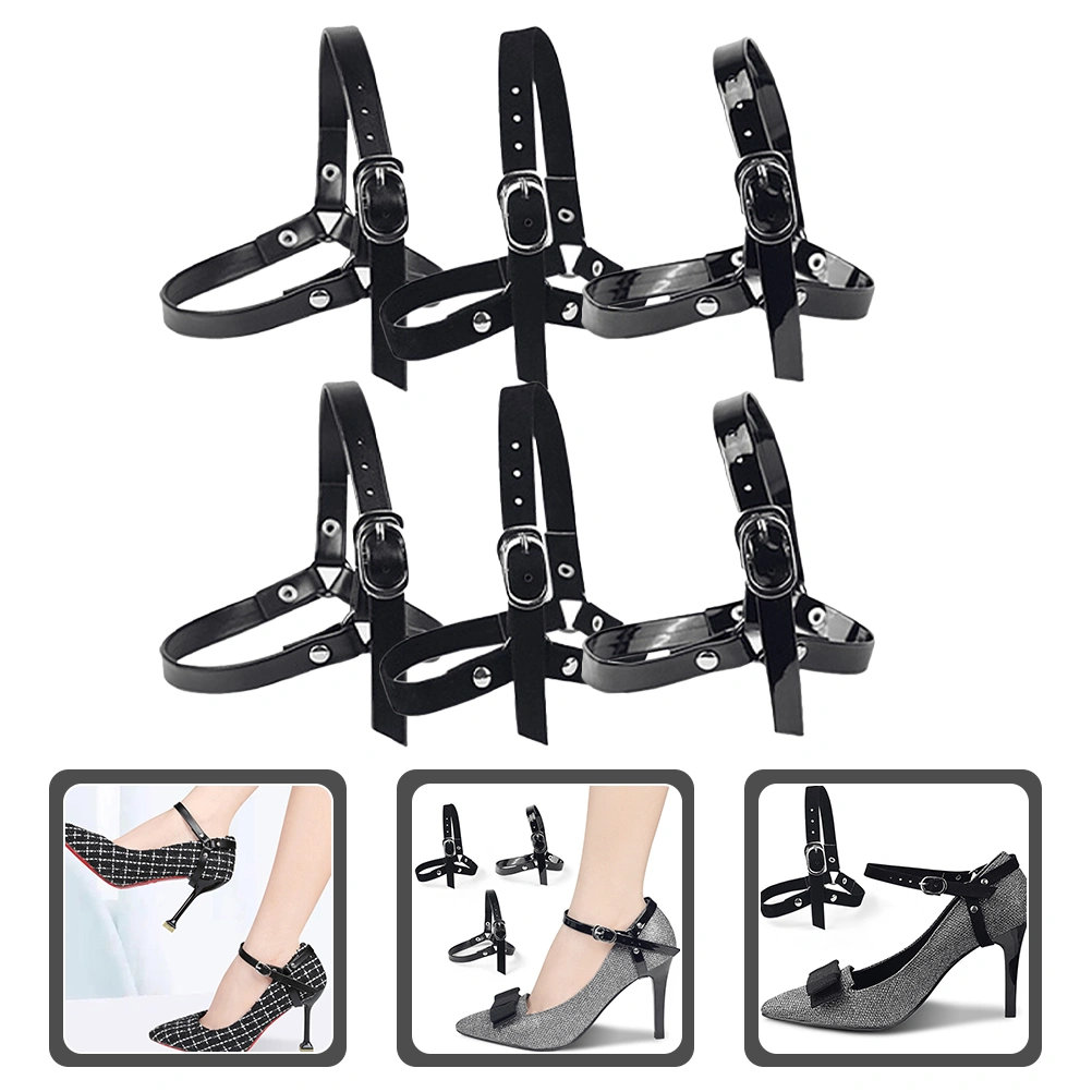 6Pcs Daily Use Heel Straps Adjustable Ankle Straps Female Heel Bands High Heel Accessory