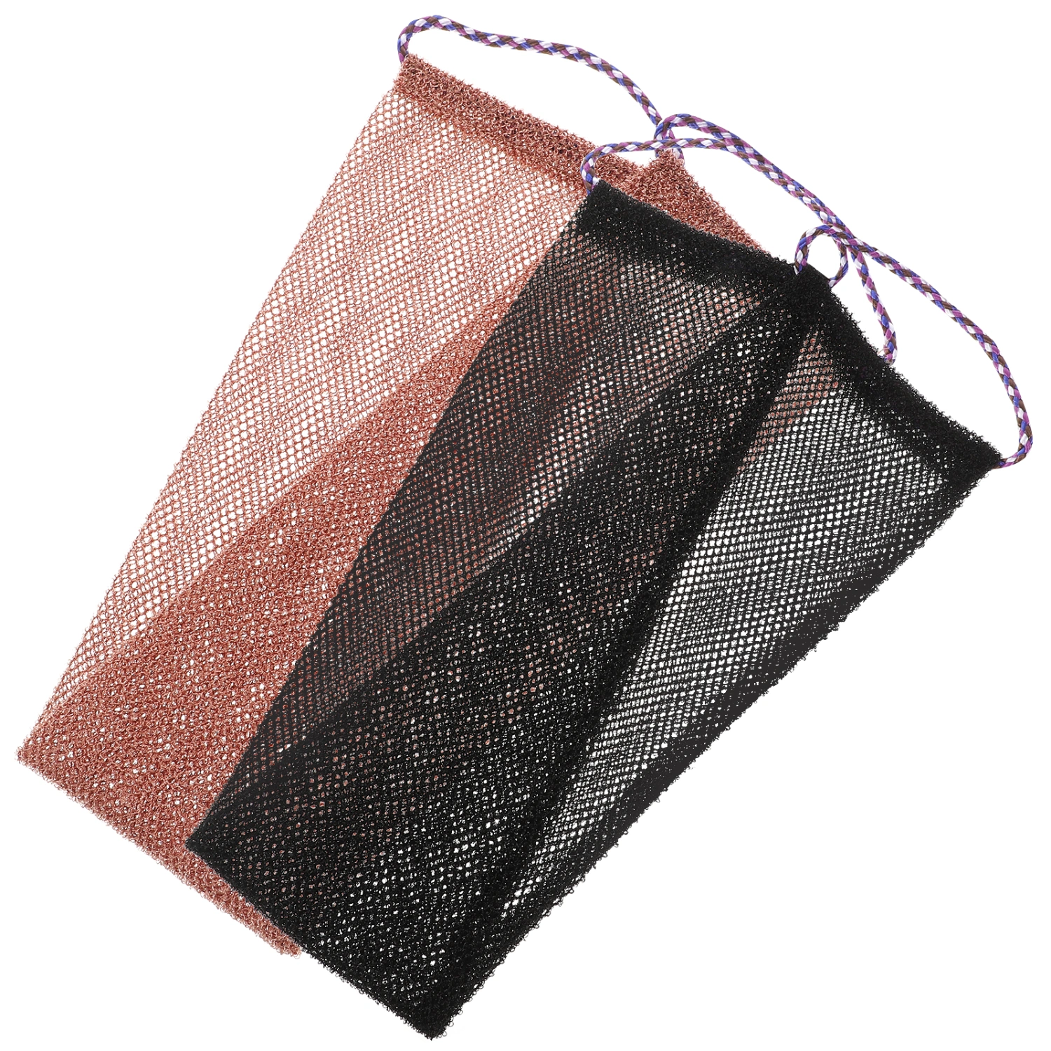 2pcs African Net Bath Towel African Body Exfoliating Net African Net Bath Exfoliating Scrubber