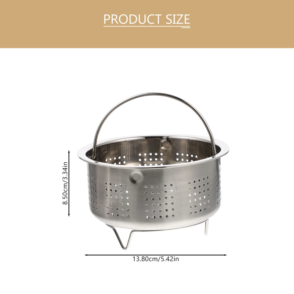 Multi-use Vegetable Steamer Stainless Steel Steaming Basket For Vegetable Dumpling