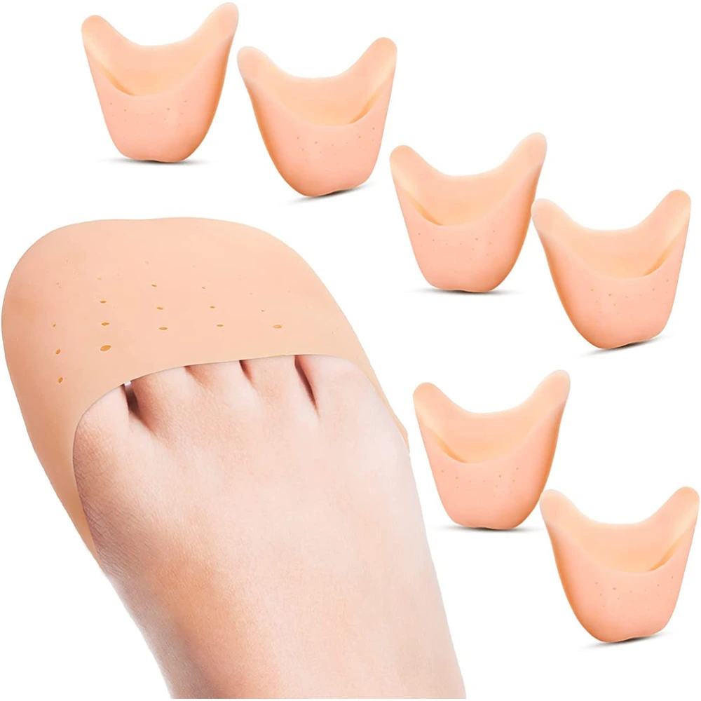 6Pcs Professional Toe Protectors Daily Use Toe Covers Multi-function Toe Sleeves