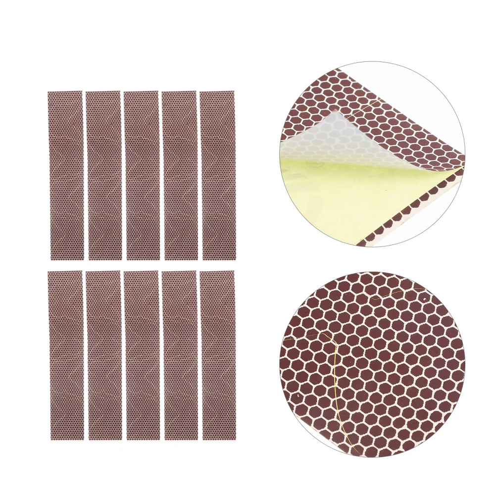 10 Sheets of Adhesive Match Striker Paper Phosphorus Sheet Matchstick Sticker Candle DIY Accessories