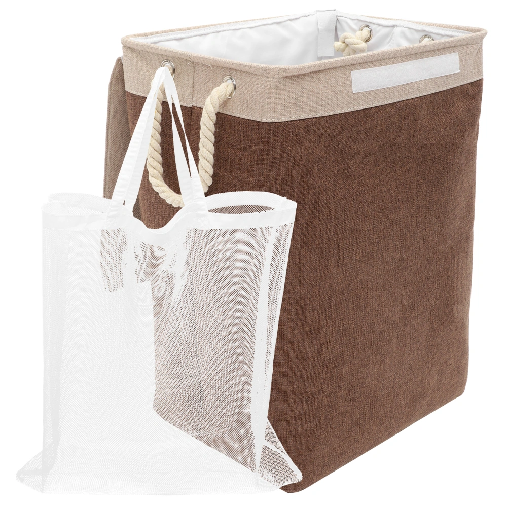 1 Set of Foldable Laundry Basket Large Capacity Laundry Hamper Daily Use Clothes Basket