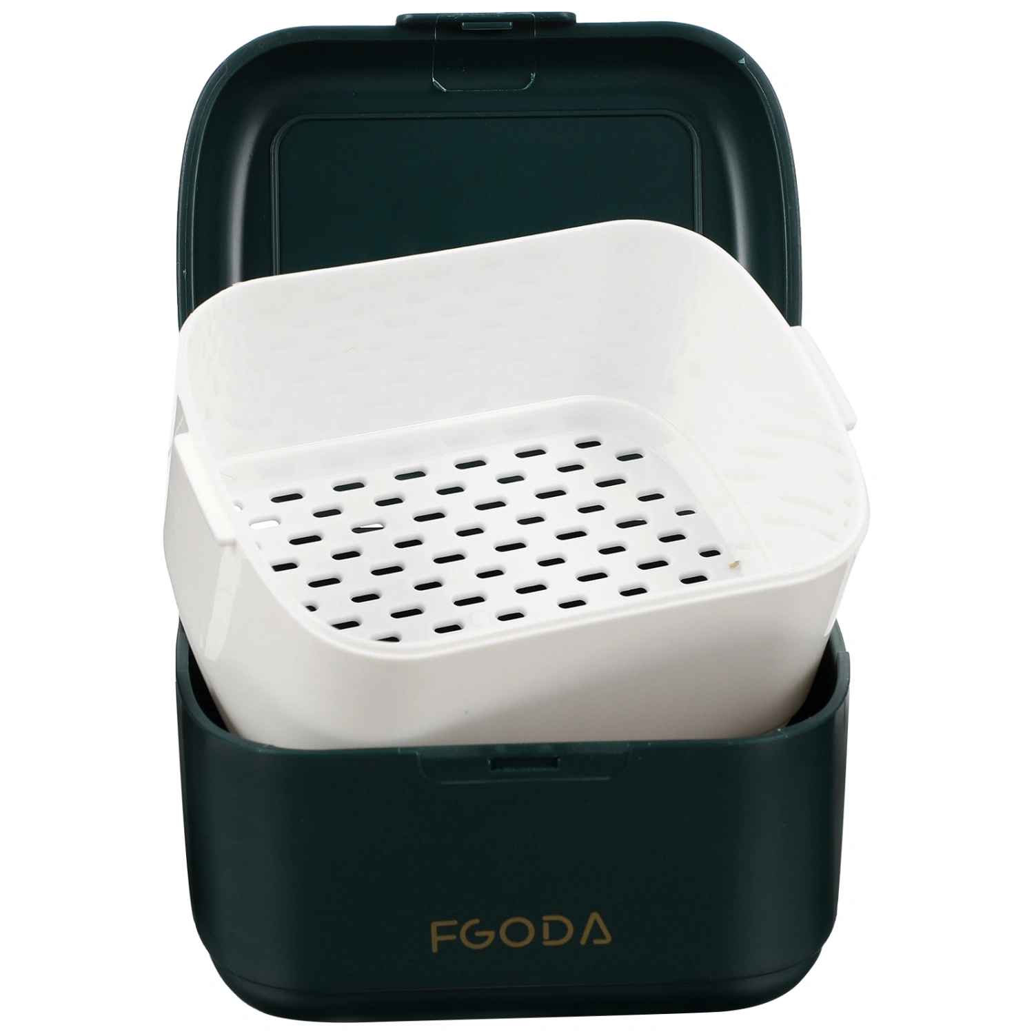 Denture Bath Case Orthodontic Retainer Box Denture Cleaning Box Portable Brace Retainer Case