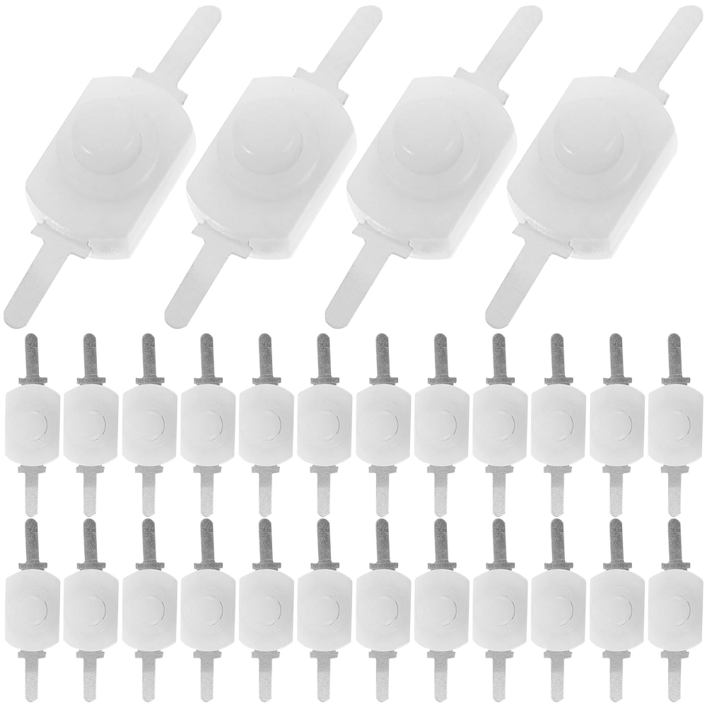 50pcs Mini Switch Light Switch Lock Latching Micro Push Button Switch Supply