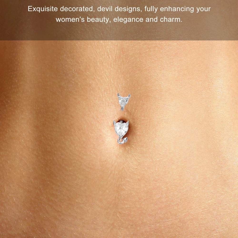 Belly Ring Women Piercing Navel Ring Devil Belly Jewelry Belly Decoration