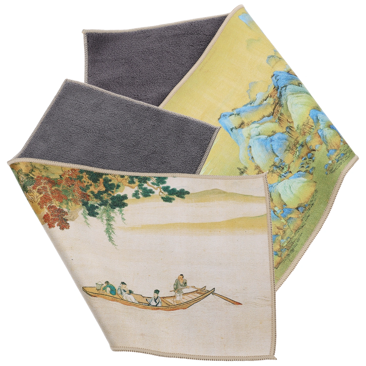 2Pcs Thickened Teacup Cushion Teaware Towel Kitchen Cushion Water Absorbent Towel