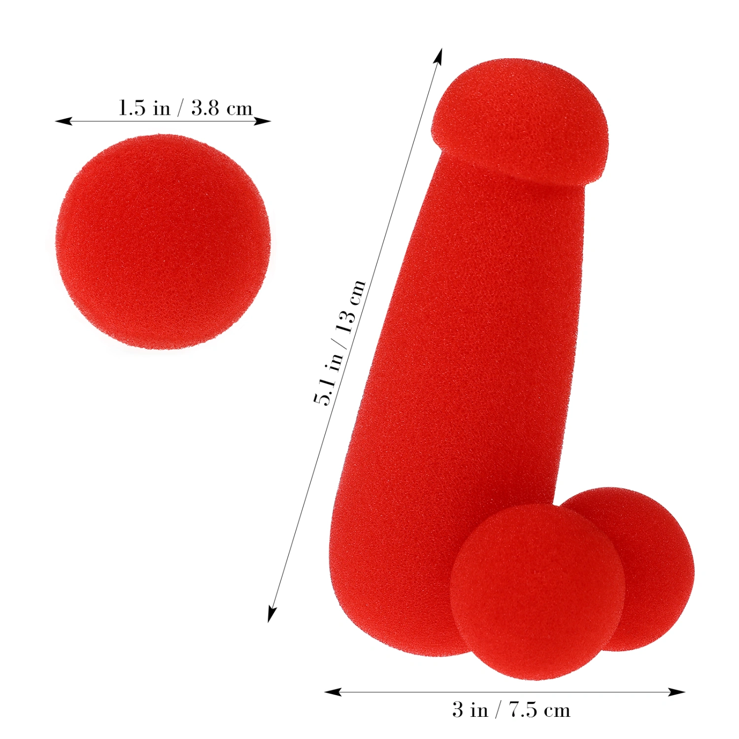 1 Set Funny Sponge Toy with Sponge Balls Novelty Stage Props Tricks Toys