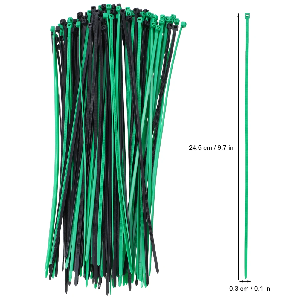 200 Pcs Nylon Wire Ties Garden Cable Zip Ties Self Locking Cable Ties Management Ties