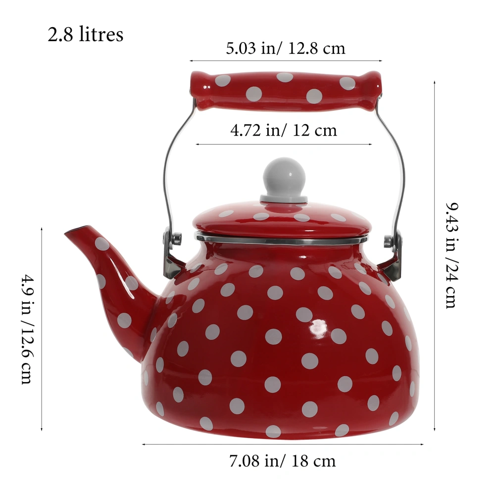 Water Coffee Tea Pot Retro Water Kettle Water Boiling Kettle Anti-scalding Water Kettle(2.8L)