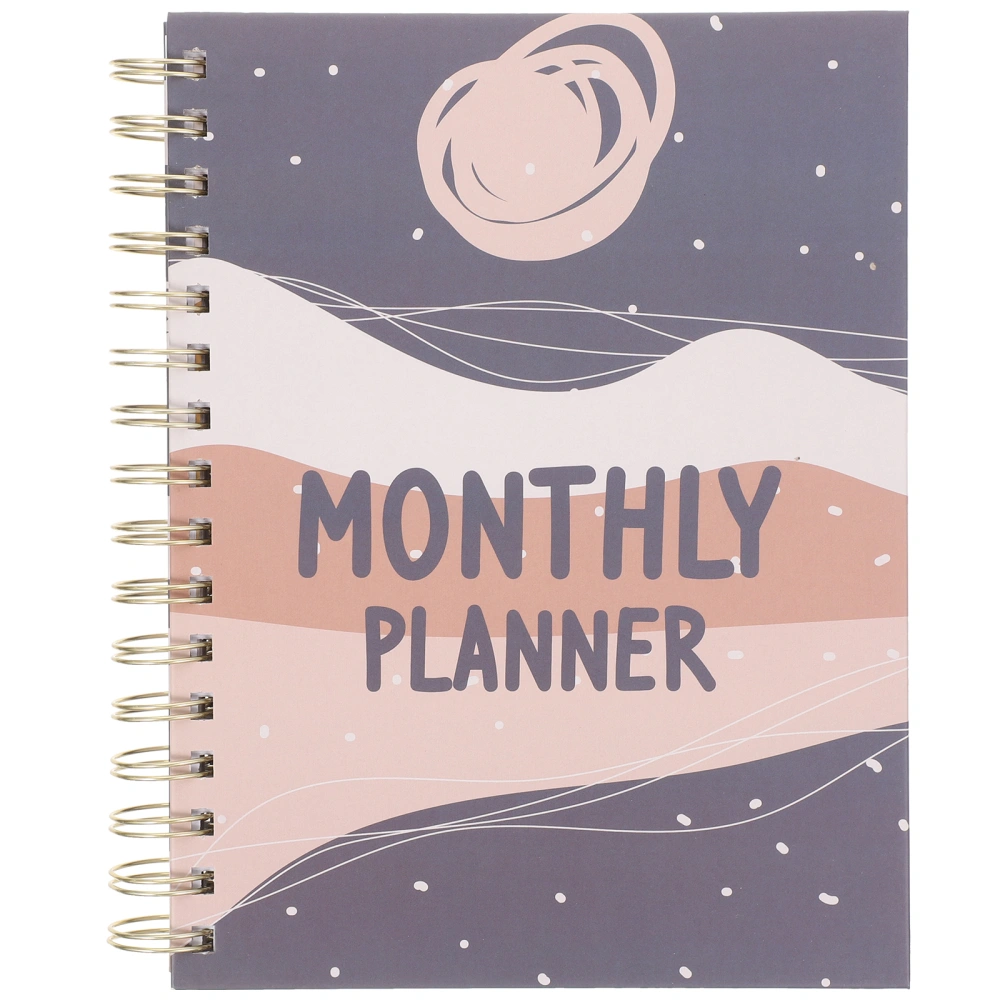 Multi-Function Note Book Monthly Planner Organizer School Academic Planner Office Accessory