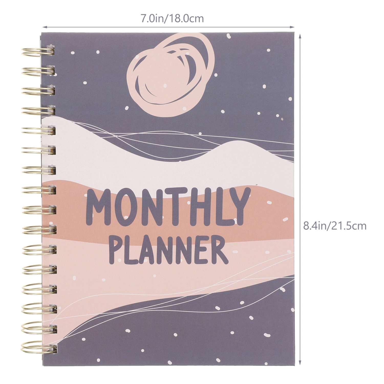 Multi-Function Note Book Monthly Planner Organizer School Academic Planner Office Accessory