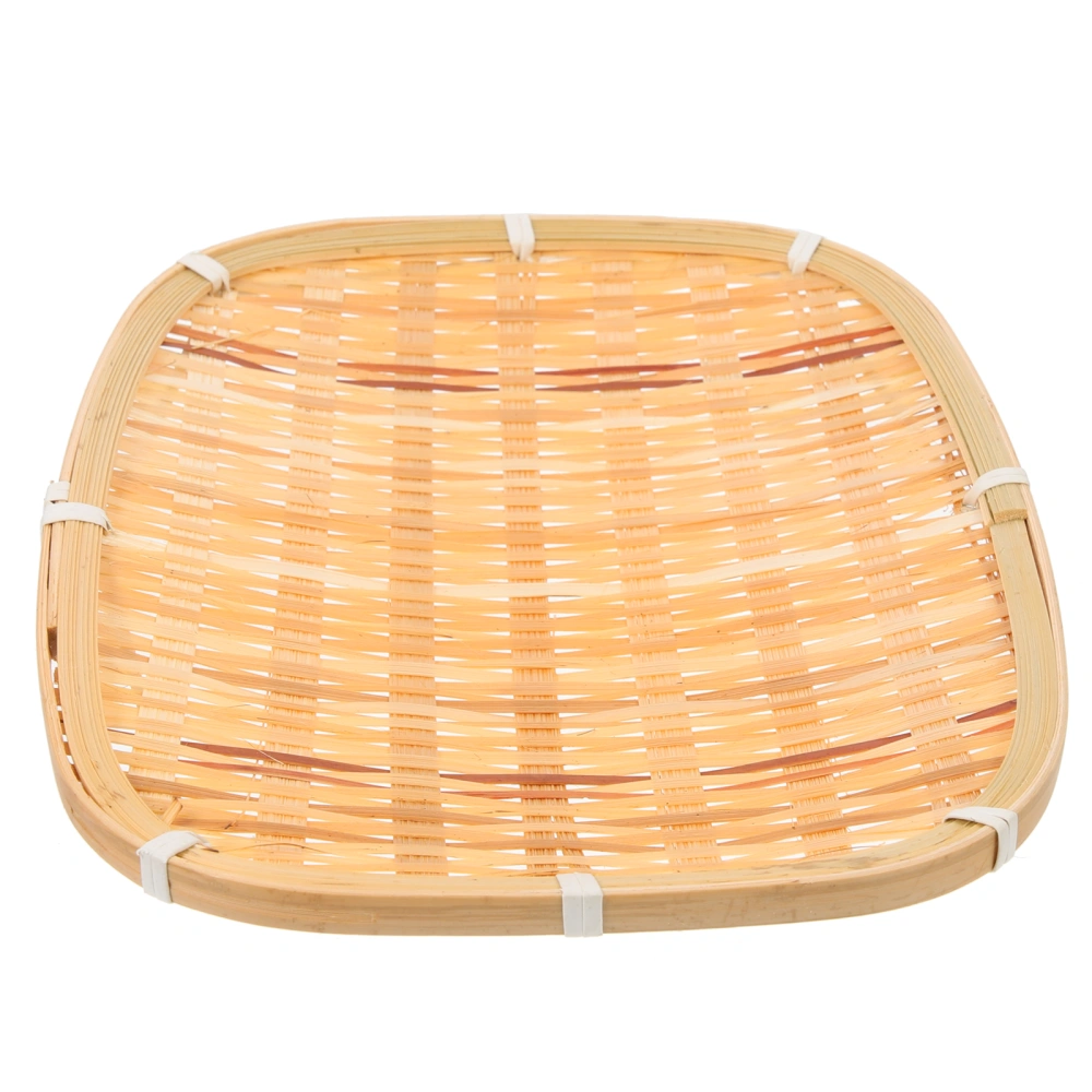 Dried Fruit Basket Bamboo Snake Basket Bamboo Sashimi Tray Decorative Bamboo Woven Basket