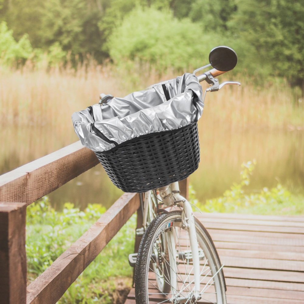 Bike Basket Liner Waterproof Bike Handlebar Basket Cover Bike Basket Rain Cover Basket Liner