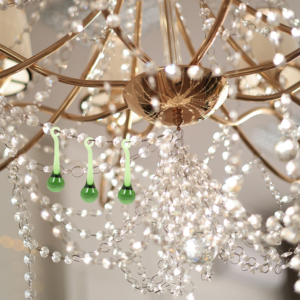 6pcs Household Chandelier Hanging Crystal Charm Chandelier Lamp Lighting Drops Pendant