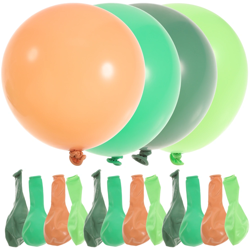 20pcs Party Balloons Jungle Theme Birthday Party Latex Balloons Supplies