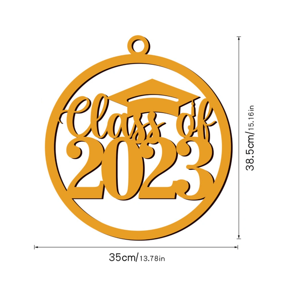 1 Set of Graduation Decor 2023 Graduation Wood Cutout Class of 2023 Sign Graduation Photo Prop