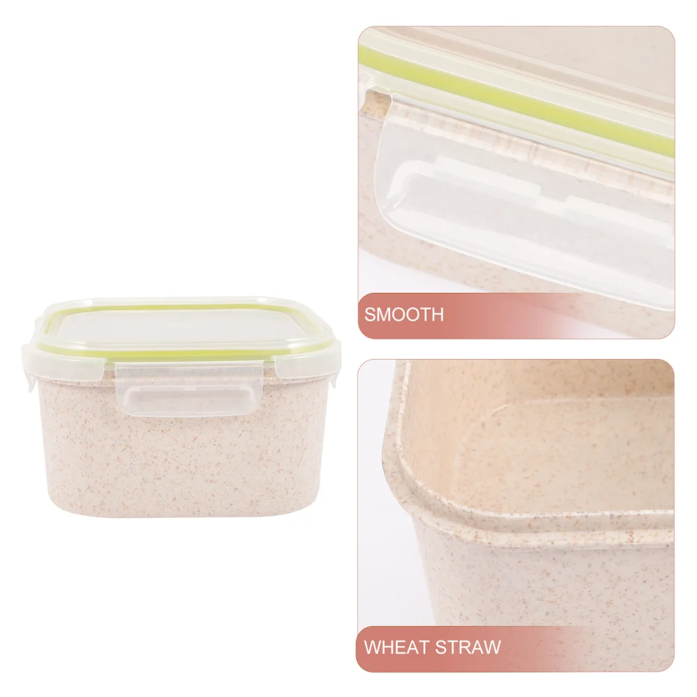 2Pcs Freezer Food Container Refrigerator Fruit Boxes Microwave Safe Boxes Sealing Food Storage Boxes