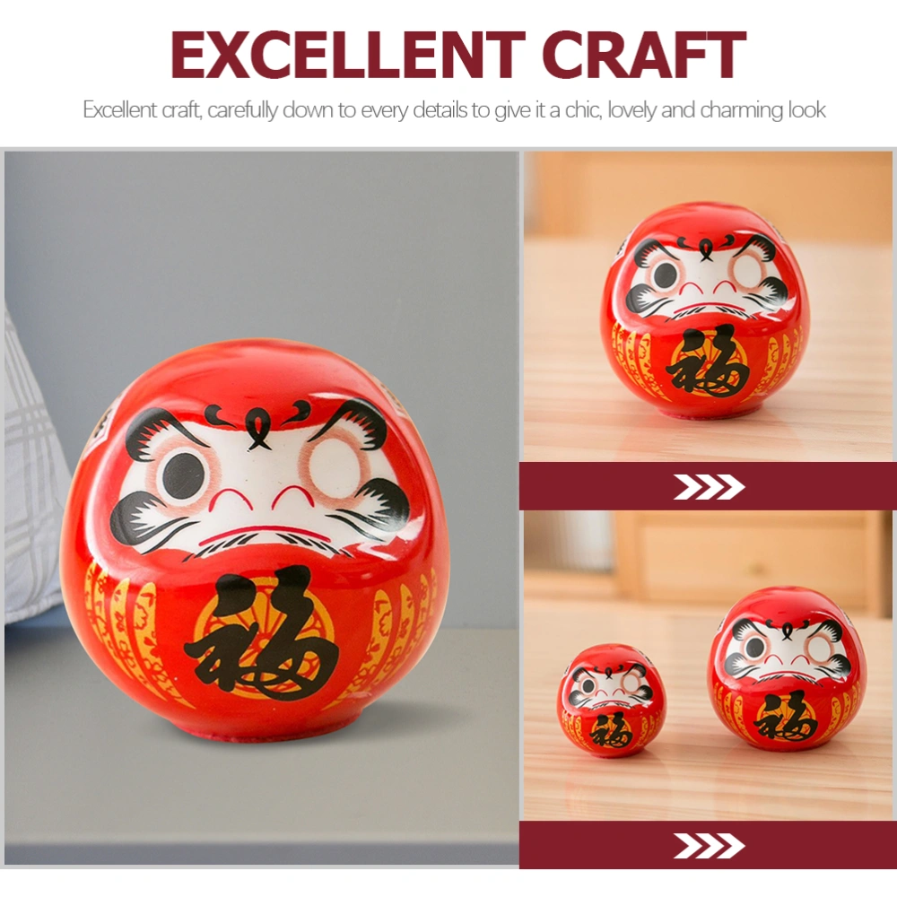 Japanese Style Egg Statue Ceramic Egg Figure Decoration for Home Office Restaurant Car