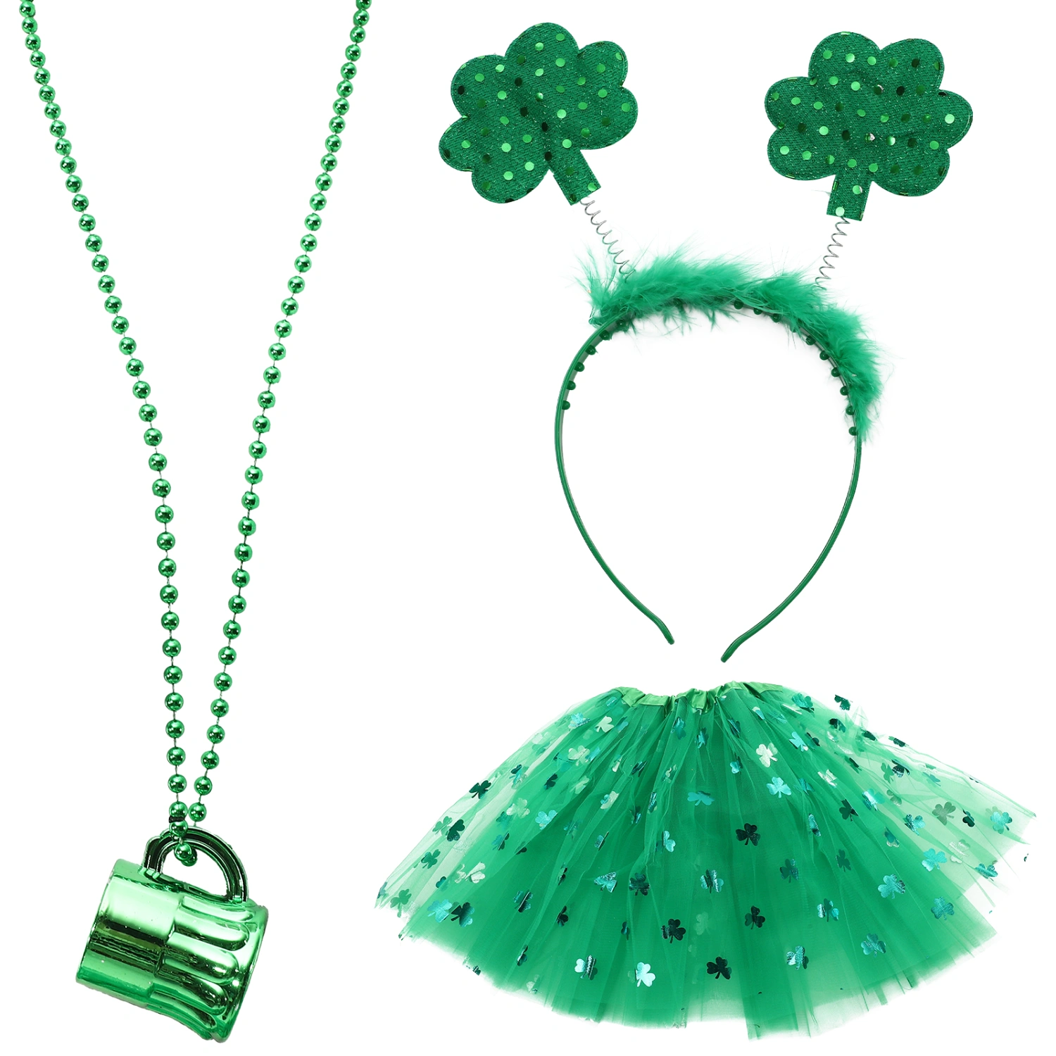 1 set of St. Patrick's Day Costume Supplies Decorative Costumes St. Patrick's Day Props