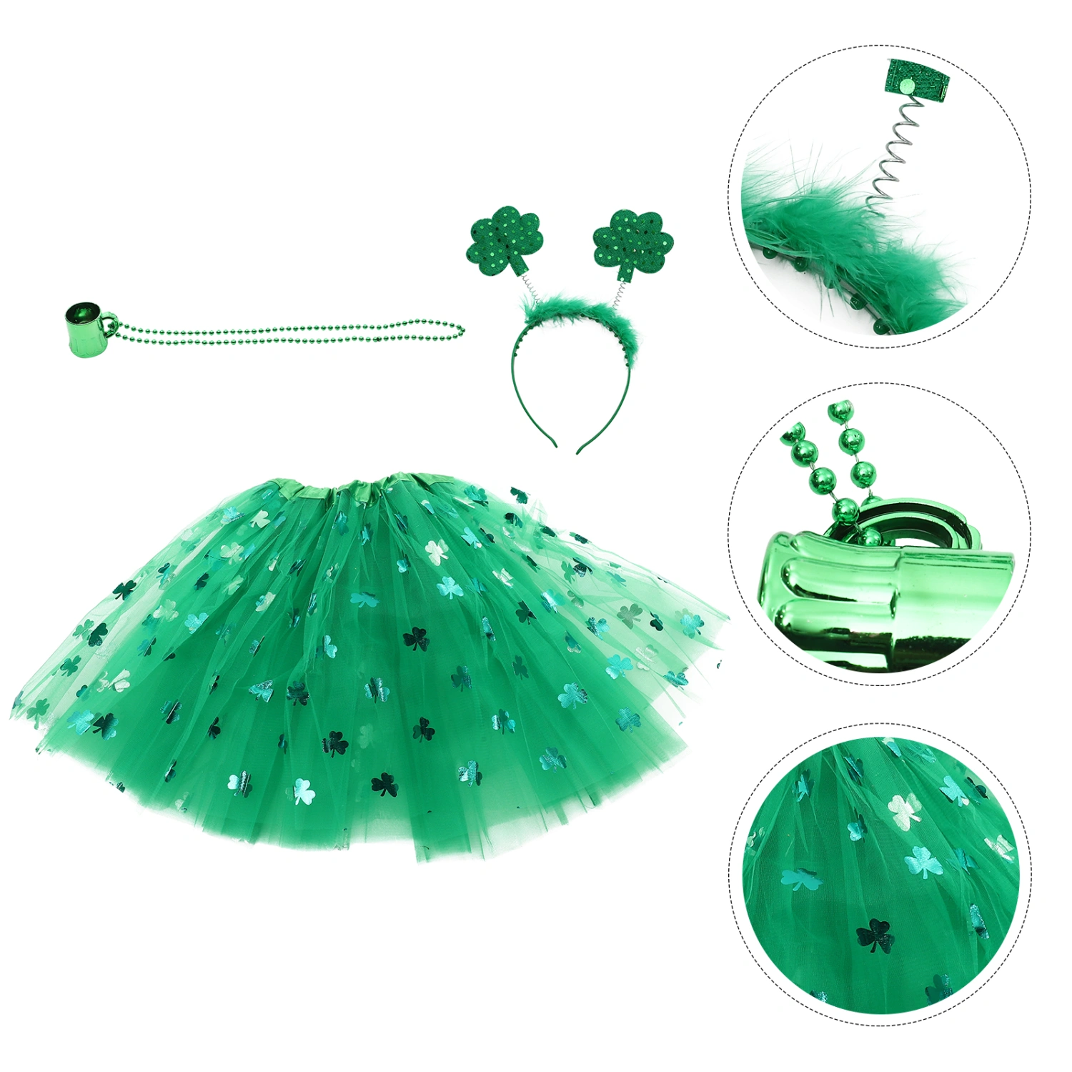 1 set of St. Patrick's Day Costume Supplies Decorative Costumes St. Patrick's Day Props