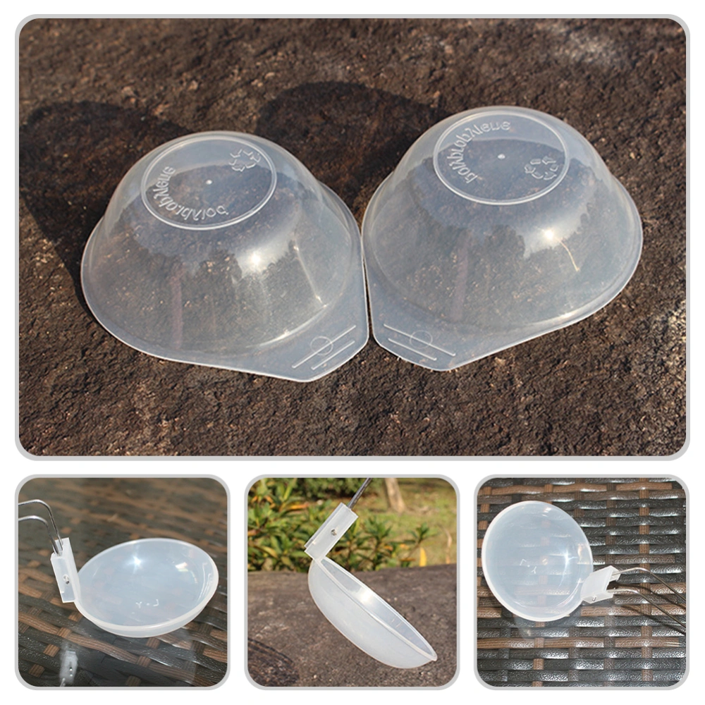 1 Set of Plastic Reusable Soup Bowls Reusable Soup Serving Spoon Camping Serving Bowl Set Camping Supply