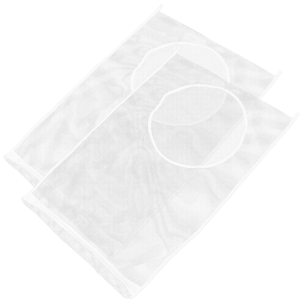 2Pcs Mesh Laundry Bag Underwear Laundry Bag Laundry Hamper Reusable Laundry Bag for Bathroom