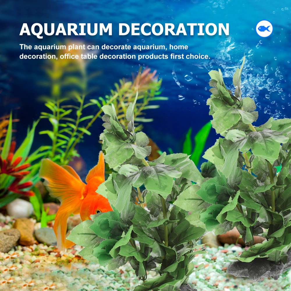 Delicate Aquarium Decor Desktop Fish Tank Decor Plastic Fake Plant Fish Tank Supply