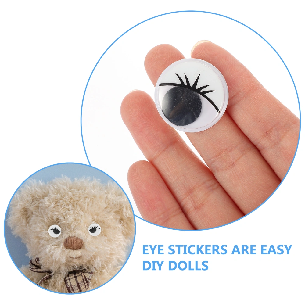 200pcs Adhesive Eyeball Stickers Diy Eyeball Stickers Doll Eyes Patch Ornaments