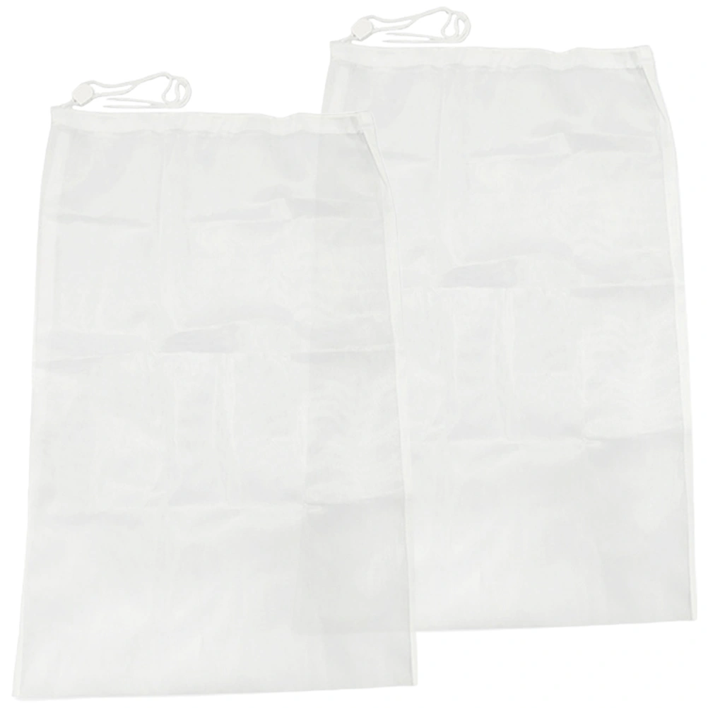 2Pcs Pool Vacuum Leaf Bag Swimming Pool Cleaning Leaf Net with Pull Lock Cord