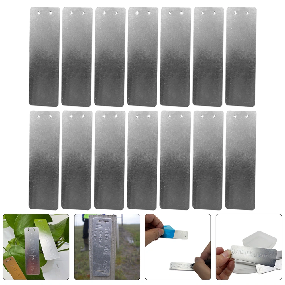 50Pcs Aluminum Plant Labels Metal Plant Tags Plant Markers Tree Tags Outdoor Garden Label