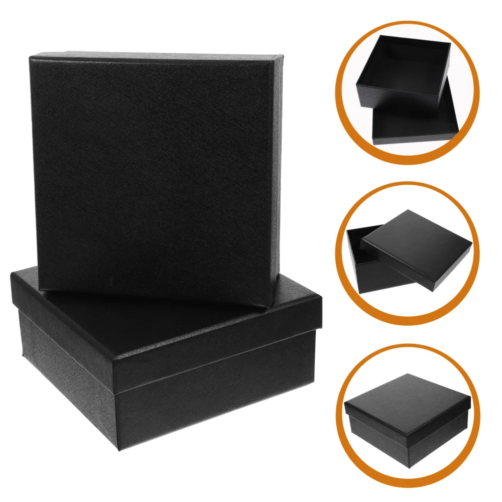 10pcs Empty Gift Boxes Square Shape Gift Box Thicken Gift Packing Box Candy Box