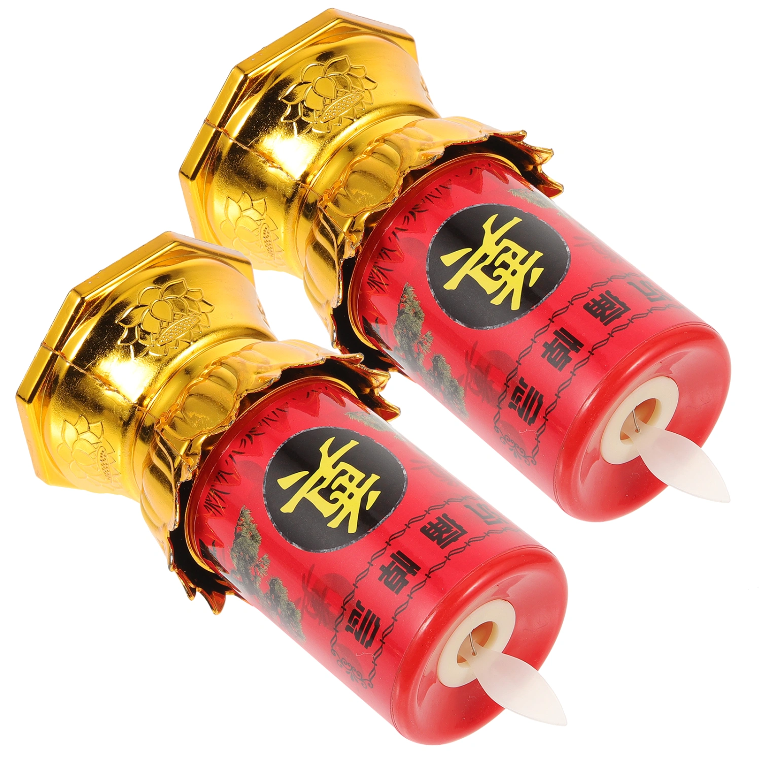 2 pcs Electric Candle Light LED Candle Lamps Funeral Candle Light Chinese Candle Lamps