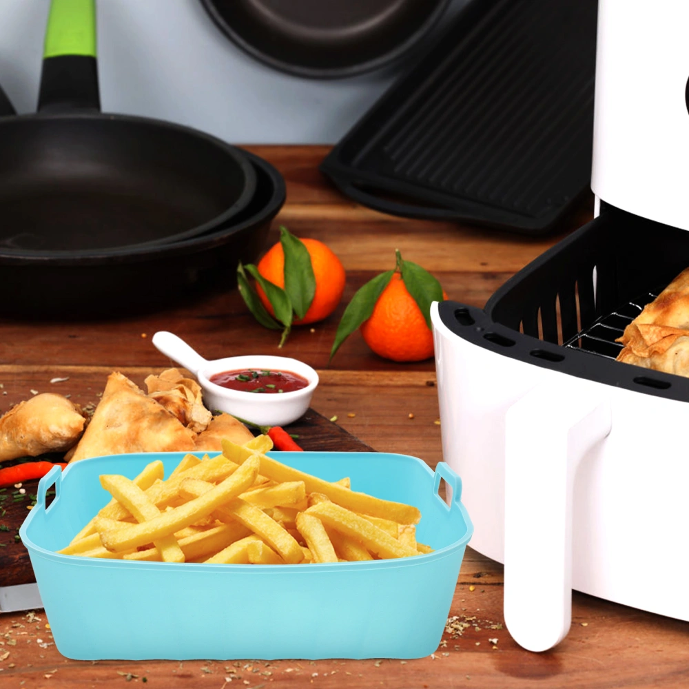 Foldable Silicone Liner Replacement Air Fryer Liner Non-Stick Silicone Pot Rectangle Silicone Liner