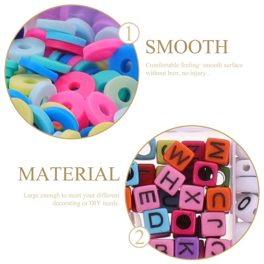 1 Set of Loose Beads Bracelet Making Beads Handmade Polymer Clay Beads DIY  Accessories