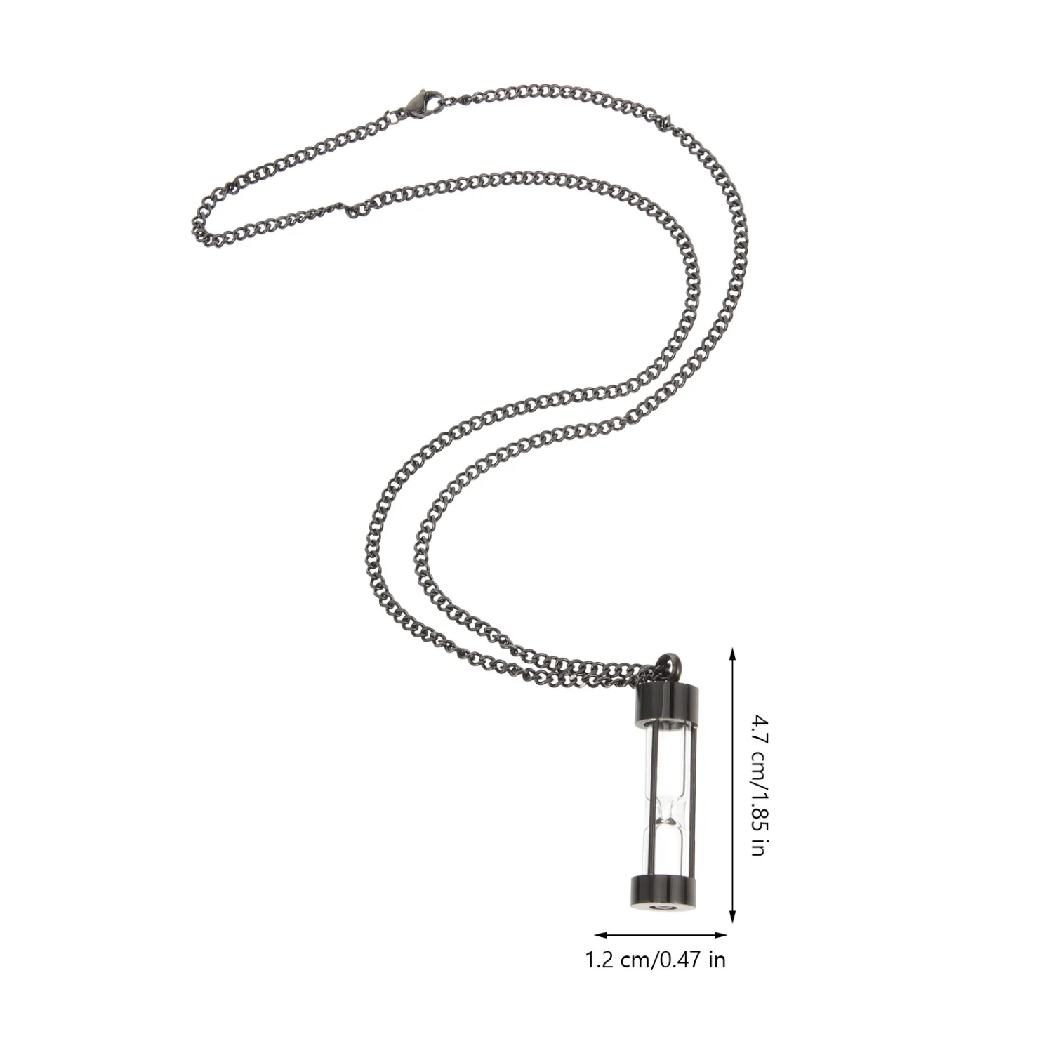 Hourglass Vial Cremation Pendant Necklace Urn Necklace Pendant Necklace for Women