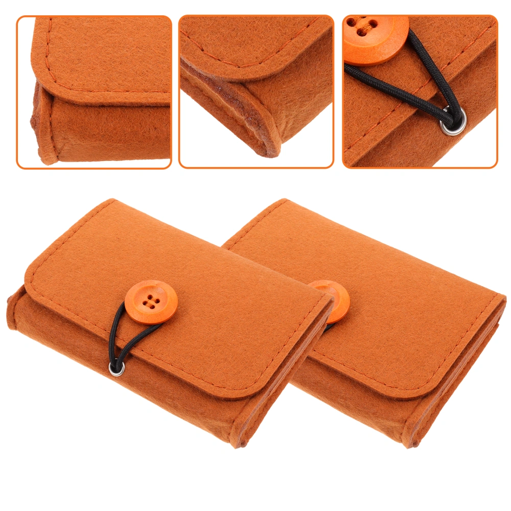 2Pcs Essential Oil Carrying Case Small Essential Oil Storage Bag Portable Essential Oil Pouch