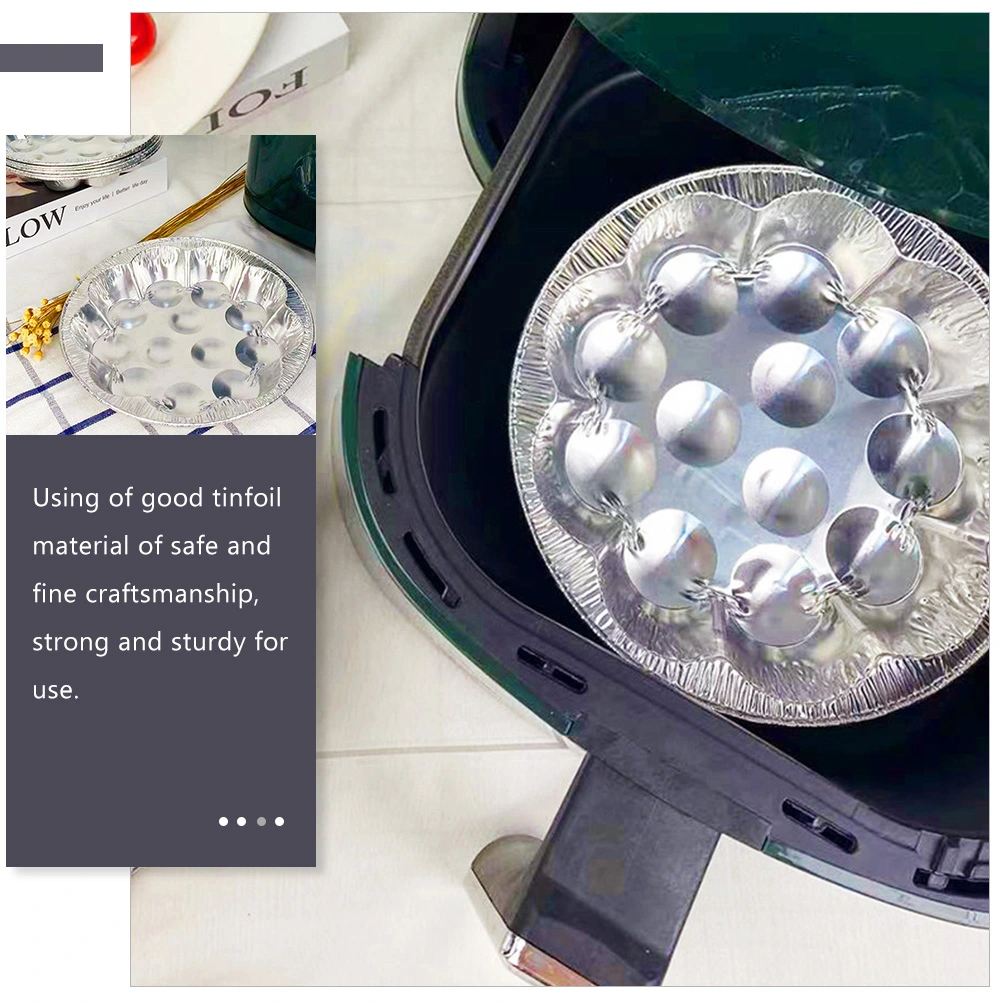 20Pcs Escargot Baking Dishes Escargot Tinfoil Trays Snail Serving Trays Tinfoil Snail Pans