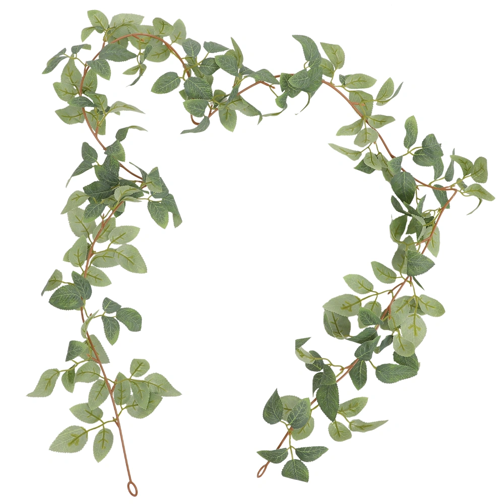 Artificial Rose Leaves Vine Fake Leaves Vine Garland Green Artificial Leaves for Wedding Party