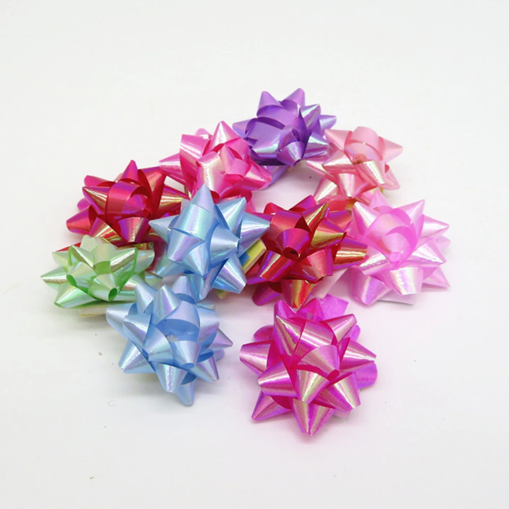 50pcs Gift Box Wrapping Ribbons bow Decorative Pull Flower Gift Box Pull Flower